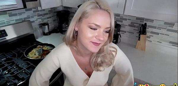  Lisey Sweet Her Stepson Grabs Her Ass in the Kitchen